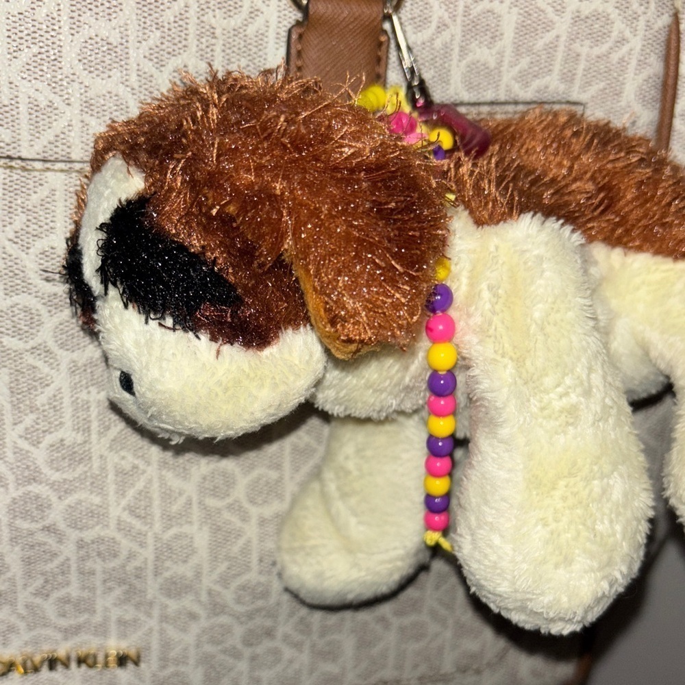 Webkinz plush dog keychain